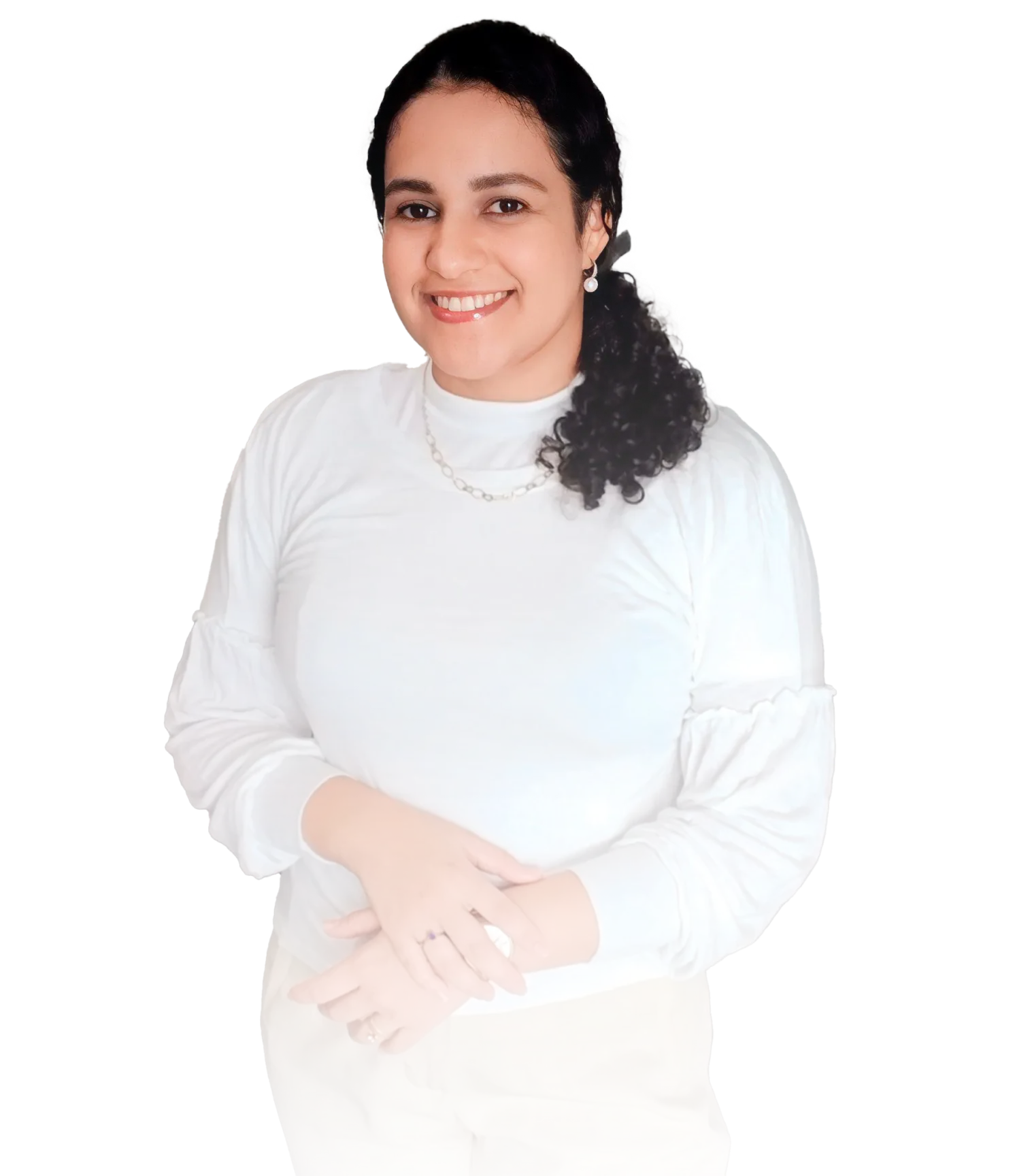 Foto da Aila Santana sorrindo